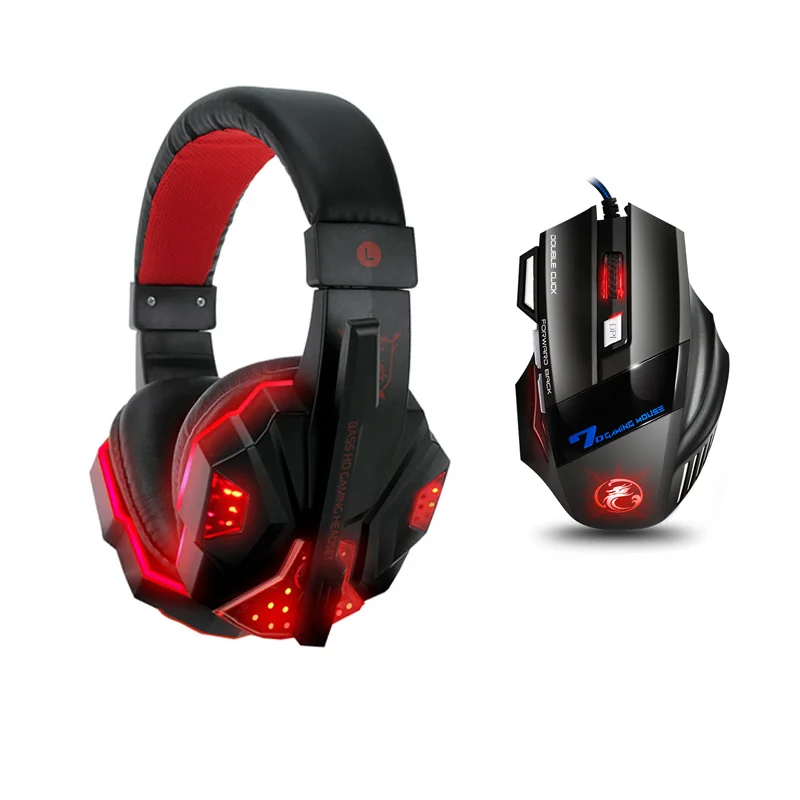 PS4 3.5mm Earphone Gaming Headset Gamer PC Headphhone