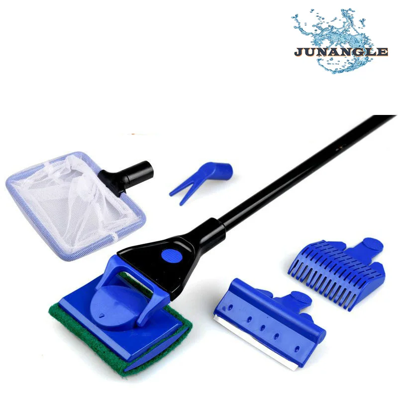 

Aquarium Cleaning Tool Cleaning Brush Aquarium Brush Long Handle Retractable Five-in-one Acuarios Aquarium Accessories