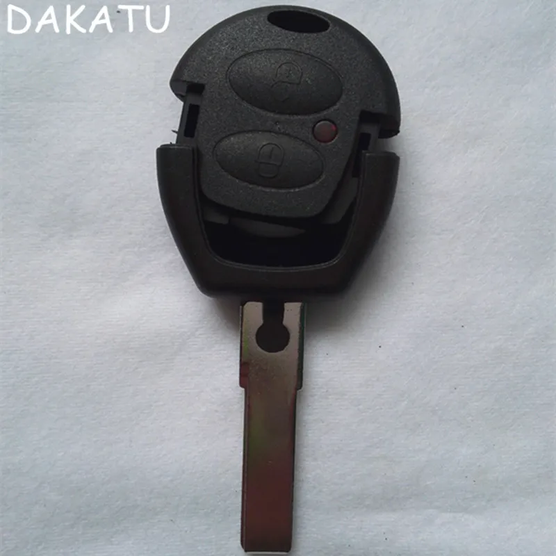 DAKATU 2 кнопки дистанционного ключа оболочки брелок чехол для Volkswagen VW Gol Passat Polo Гольф Фольксваген шаран, Фольксваген Бора Jetta Sharan 10 шт./лот