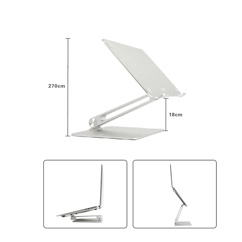 Алюминиевый сплав держатель для охлаждения ноутбука портативный складной регулируемый ноутбук Поддержка MacBook Air Pro Стенд аксессуары для ноутбуков