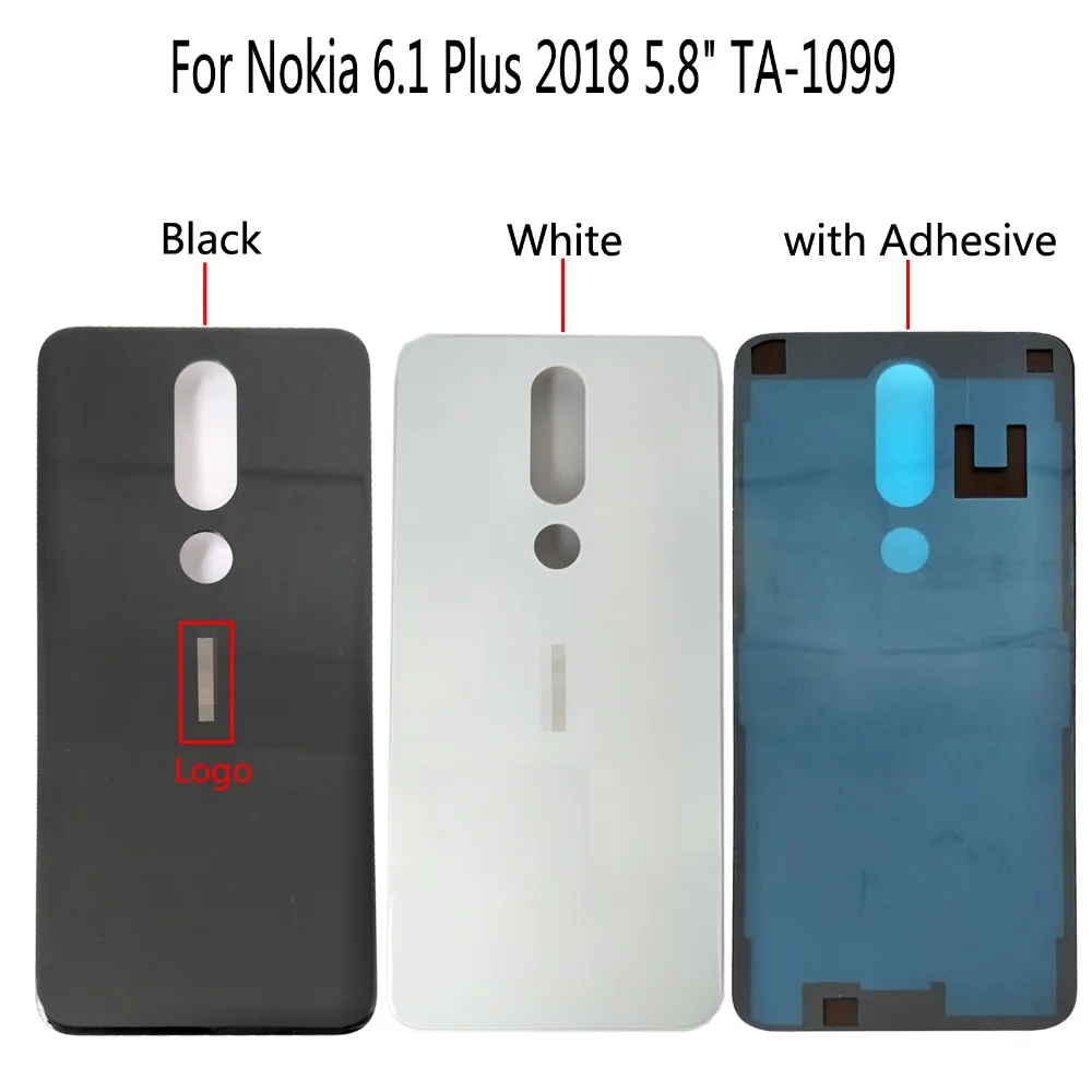 Shyueda Новинка 5," для Nokia 6,1 Plus X6 TA-1083 TA-1099 TA-1116 TA-1103 стеклянная задняя панель корпуса крышка батареи с клеем