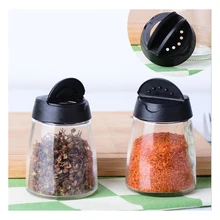 RSCHEF 1 шт стеклянная бутылка для приправ влагостойкая с отверстием Крышка для приправ бутылка сахар, соль, перец набор коробок для приправ