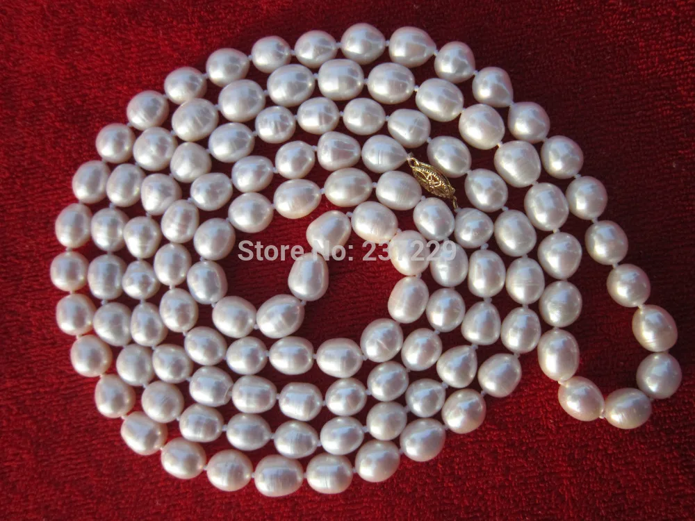 

Wholesale price FREE SHIPPING^^^^^High quality 9-12mm AAA+++ natural south sea white pearl necklace 50