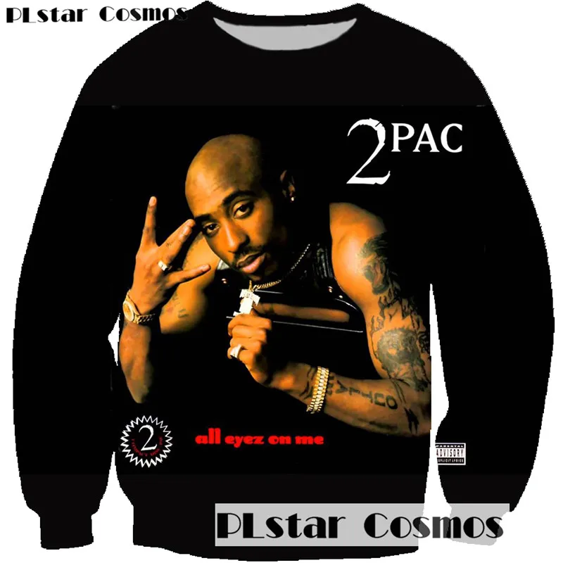 

PLstar Cosmos sweatshirts 3d print 2pac tupac harajuku casual Pullovers Fashion Men Women Long sleeve Crewneck Sweatshirt 1