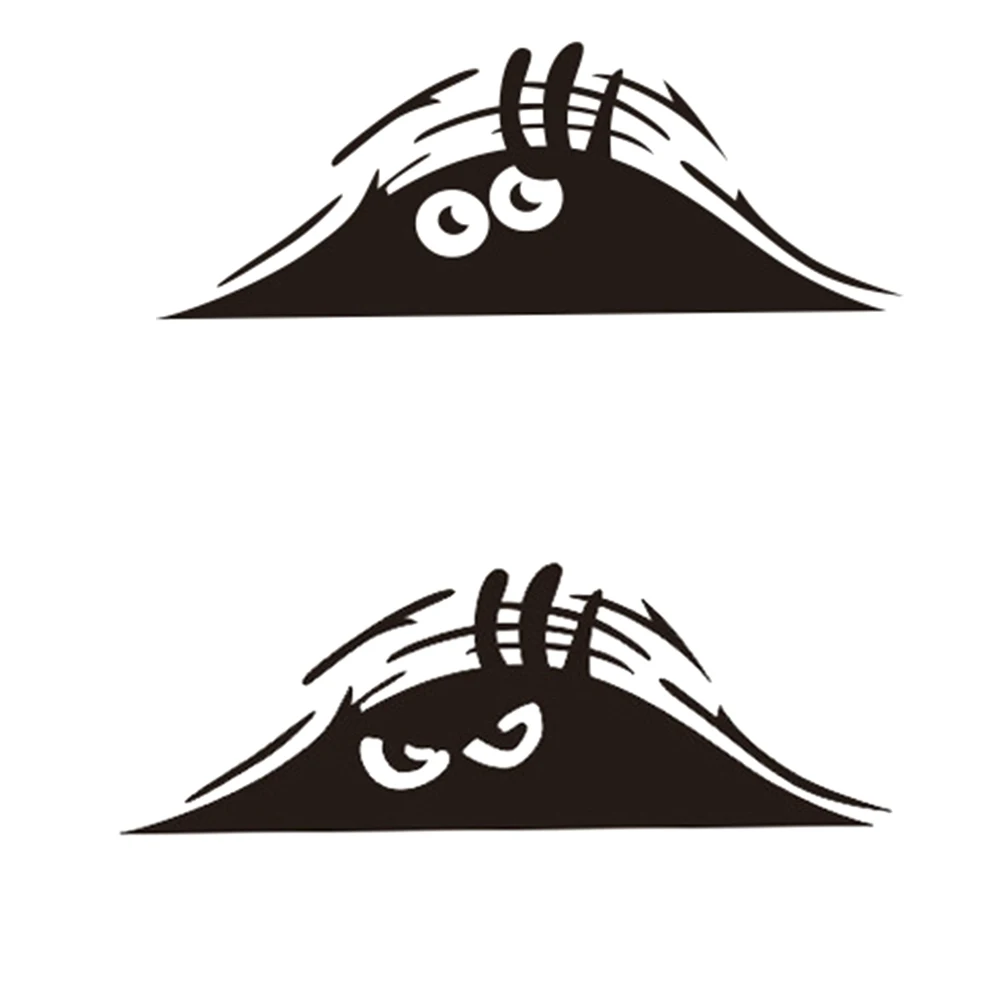 

Car sticker accessories Car styling Peeking Monster Auto Dunes Strange Monster Peeking Scratches Car Stickers Affixed Black