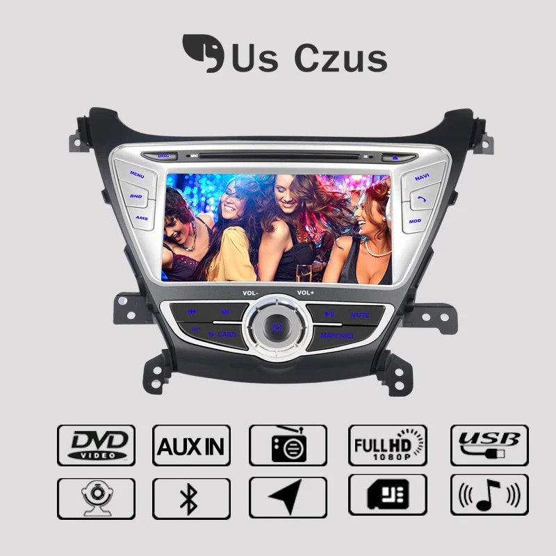 

car monitor 2 din elantra car rideo DVD WIFI rear view GPS navigation bluetooth function FM DVD/CD Function