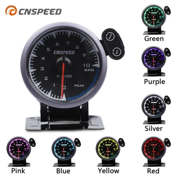 

CNSPEED 2.5" 60mm Universal 2019 NEW Hight Speed Racing Car Tahometer RPM Meter Gauge For 12V Honda Civic Car Meter Auto Gauge