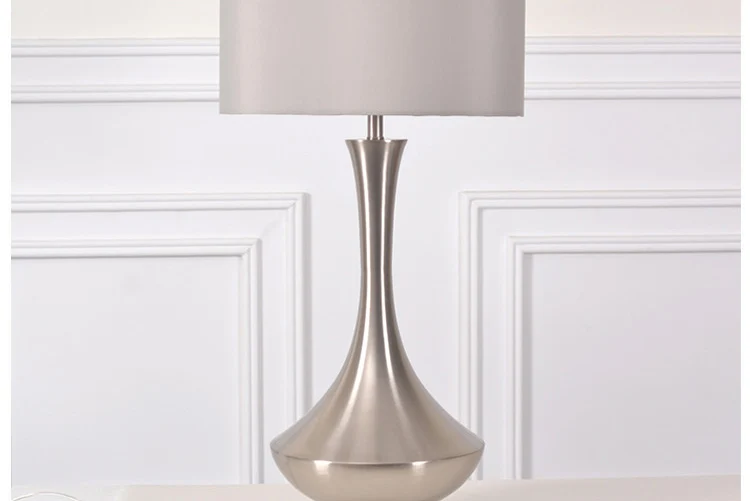 Американский украшение на стол для дома лампа Простая Современная креативная железная металлическая Светодиодная настольная лампа