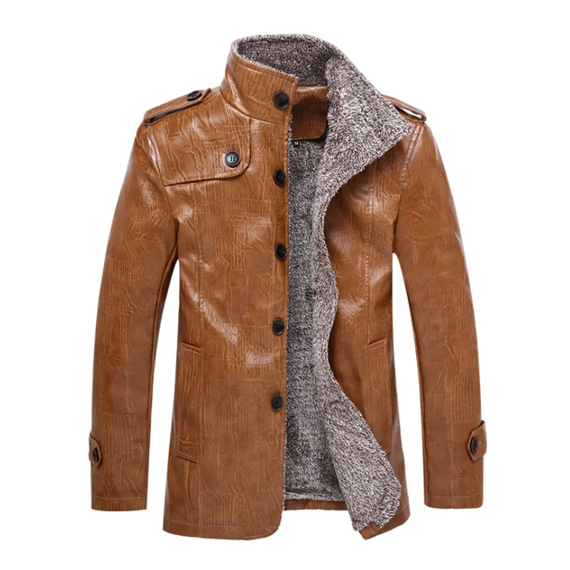 

Mens Leather Jackets High Quality Classic Motorcycle Bike Cowboy Jacket Male Plus Thick Coats Brand Clothing 4XL
