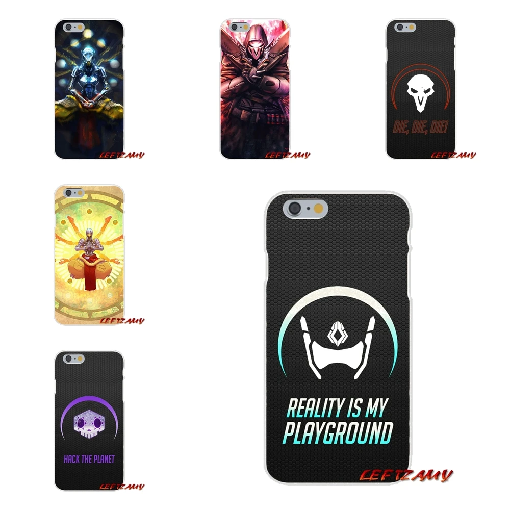 

For Xiaomi Redmi 3 3S 4A 5A Pro Mi4 Mi4C Mi5S Mi6X Mi Max2 Note 3 4 5A Accessories Phone Shell Covers overwatch
