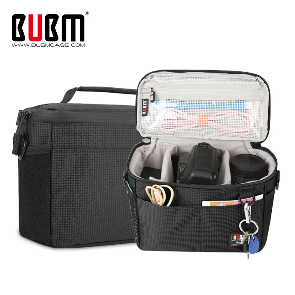 

BUBM Waterproof Protective Camera Lens Bag Digital Video Photo case DSLR Camera Equipment Bag for Sony, Canon, Nikon, Olympu