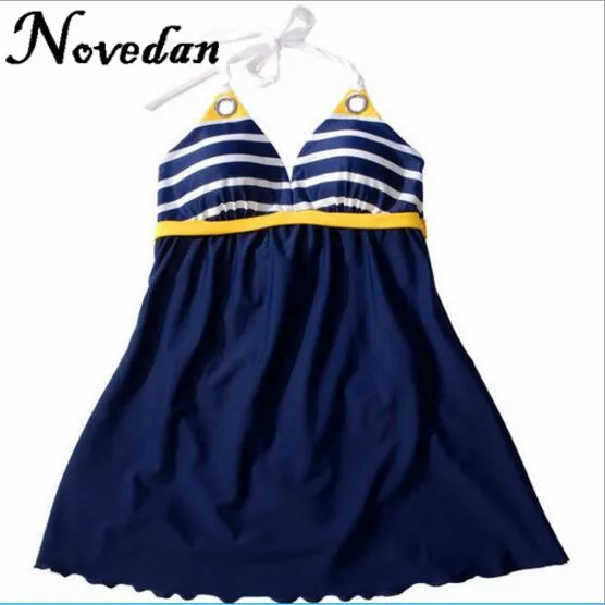 DB24115 one piece swimsuit dress-2