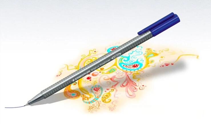 Ручка гелевая Staedtler 334 SB Triplus Fineliner цветная ручка 0 3 мм 4/10/20 цветов набор