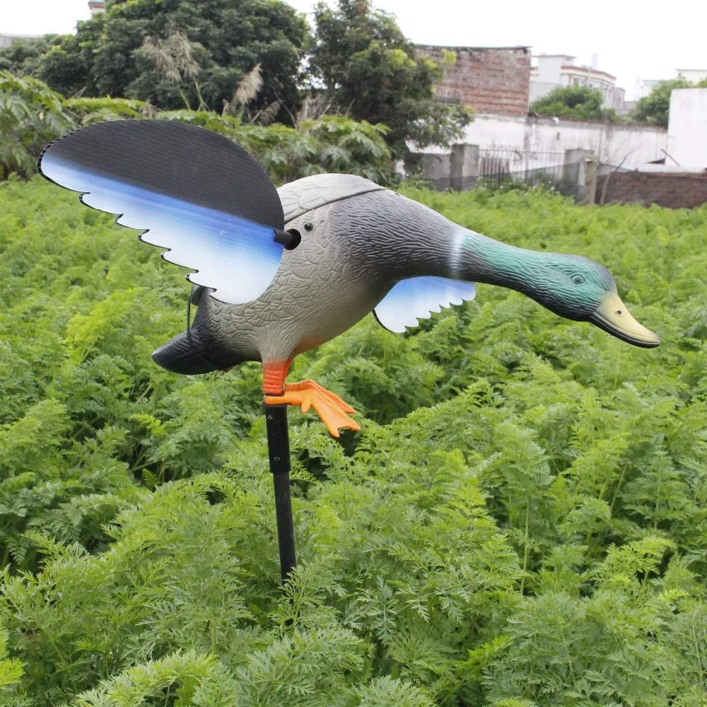 simulação dc 6v para pato de plástico com asas giratórias