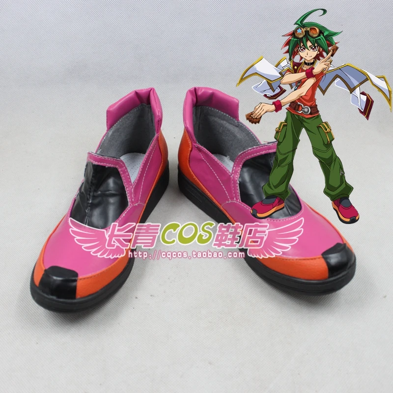 Yu-gi-ой ARC-V Yuya детская Sakaki Косплэй ботинки C006
