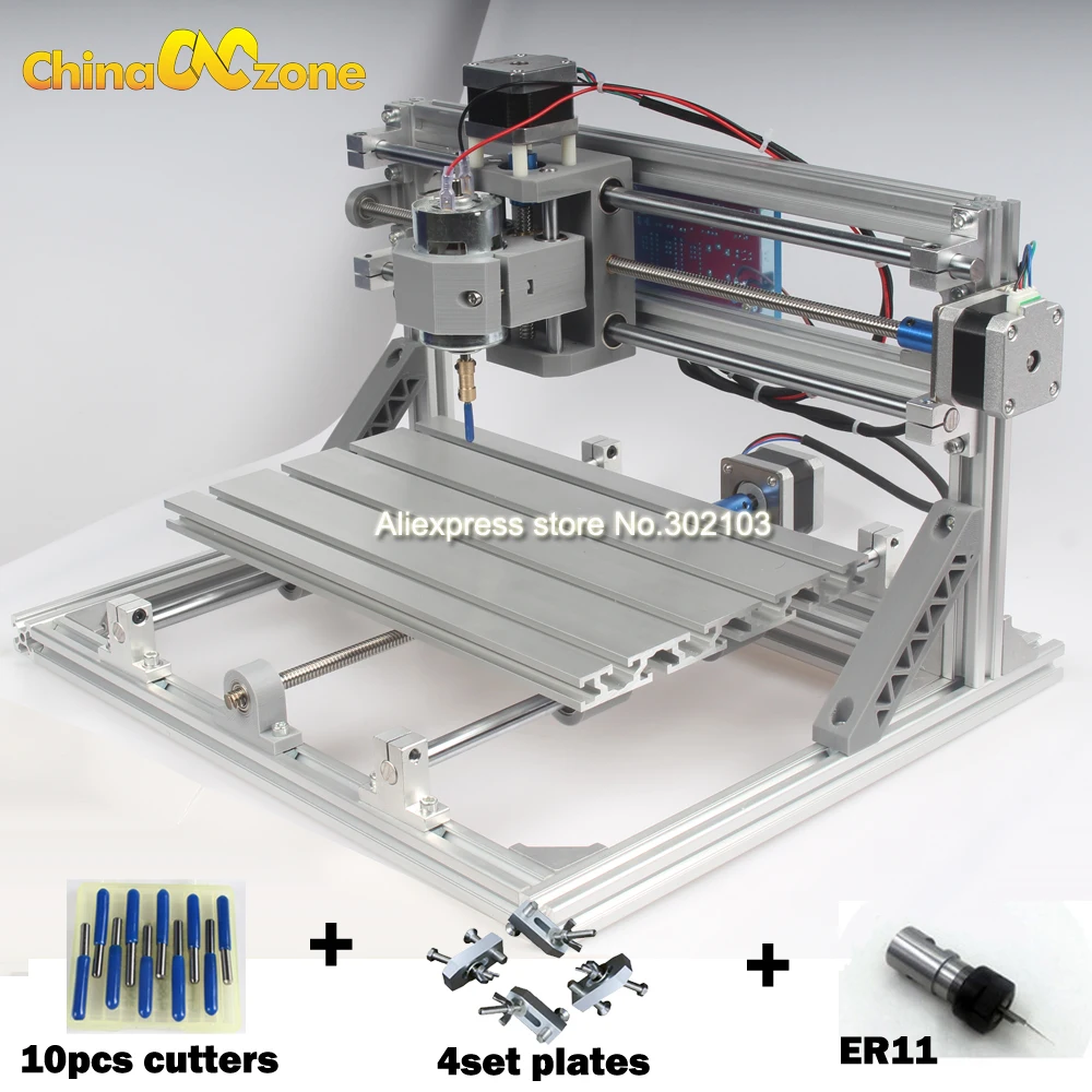 CNC3018 лазерный ER11 мини ЧПУ 3018 маршрутизатор части grbl управления diy ЧПУ станок 3 оси, лазерная гравировка, PCB ПВХ фрезерный станок