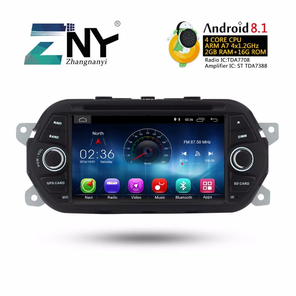 7 &quotHD Android 8 1 автомобильный DVD авто радио для Fiat Tipo Egea Dodge Neon 2015 2018 gps навигация FM RDS Wi