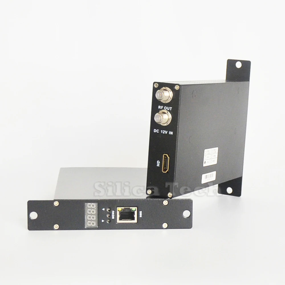 

Professional ATSC modulator HDMI 1 Route, ATSC J.83B receiver signal source Ethernet/WIFI/Panel Setting