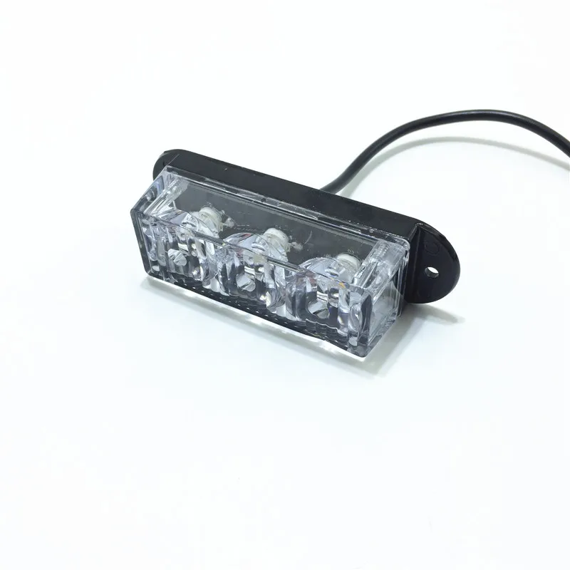(2 шт./лот) DC12V/24V 3 LED водонепроницаемый желтый красный синий белый зеленый