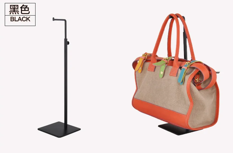 Wholesale Metal Black&Silver handbag display stand holder racks 10PCS