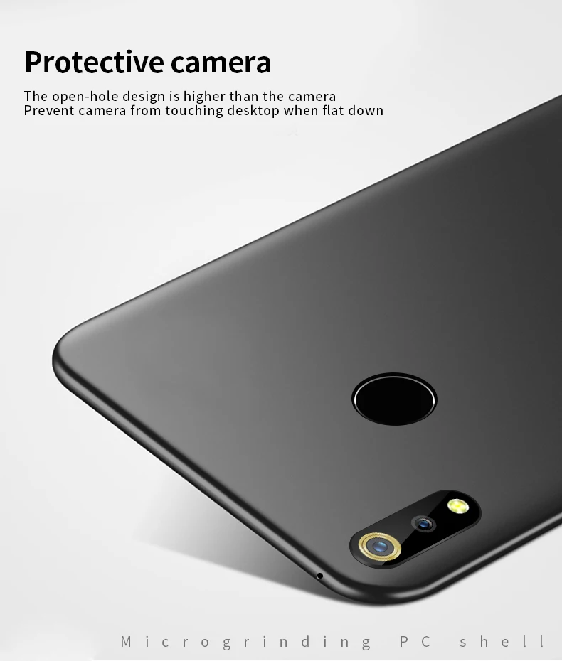 Чехол для OPPO Realme 3 Pro Ультратонкий Жесткий чехол накладка из поликарбоната
