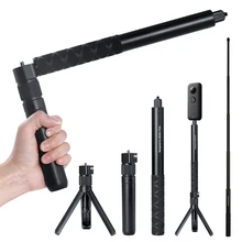 Universal Insta360 una X R más EVO Selfie palo tiempo bala portátil trípode Invisible Selfie palo Insta360 Accesorios
