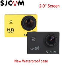 100% Оригинальные SJCAM 2 ”Экран Sj4000 2” Экран SJ4000 WI-FI 1080 P 30 м Водонепроницаемый дайвинг спорт действий Камера автомобиль mini dvr