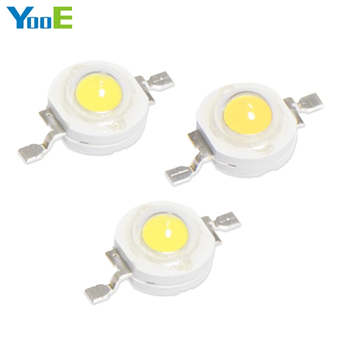 

YooE 100Pcs/lots DIY High Power LED Spotlight Bulb Downlight 1W light chip Diodes SMD LED lamps