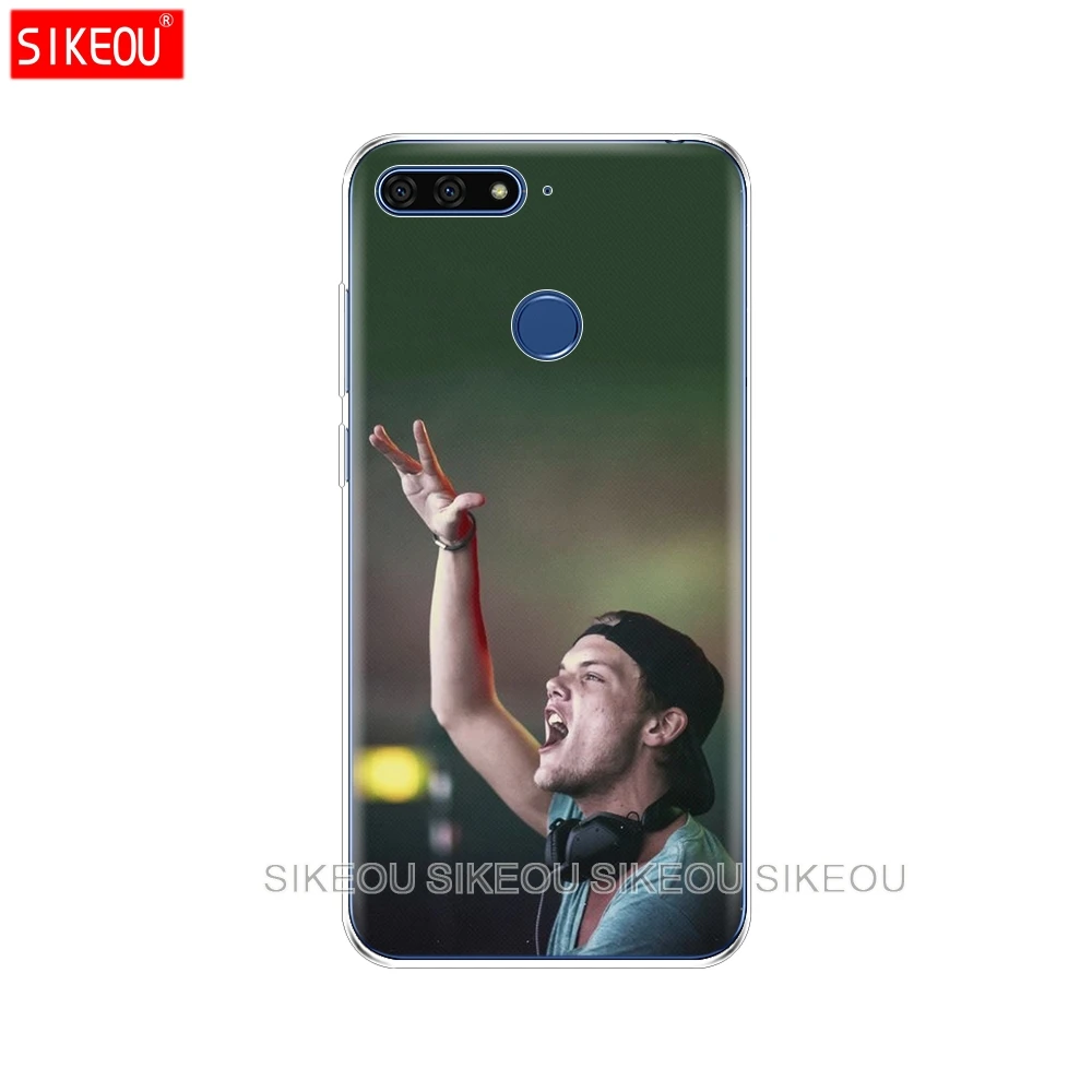 Силиконовый чехол для телефона Huawei Honor 7A PRO 7C Y5 Y6 Y7 Y9 2017 2018 Prime Avicii DJ Tim Bergling|Бамперы| |