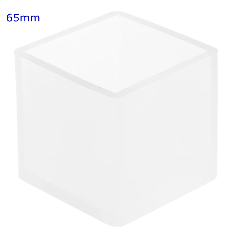 DIY силиконовая форма для изготовления Подвески Ювелирных изделий куб смола литье плесень Ремесло инструмент - Цвет: 60mm