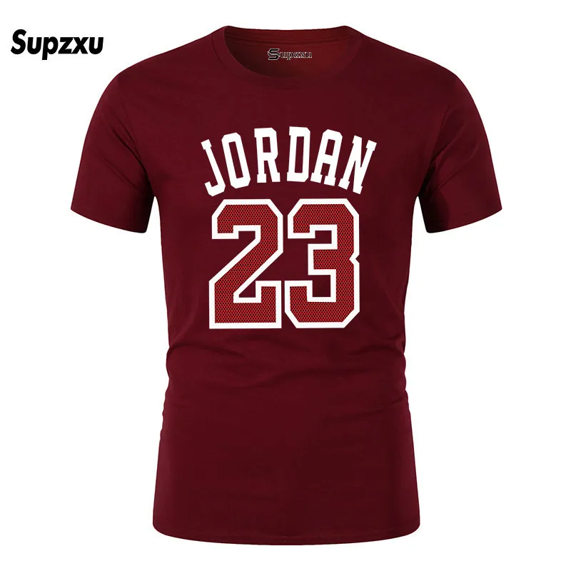 Новая брендовая одежда Jordan 23 Мужская футболка Swag футболка Хлопковая мужская футболка с принтом Homme Фитнес Camisetas хип-хоп Футболка