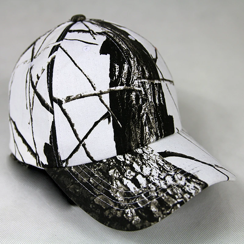 

Men Outdoor Hunting Hat Snow White Camouflage Baseball Cap Face Mask Men Camouflage Sunhat Hunting Hiking Fishing Peaked Hat