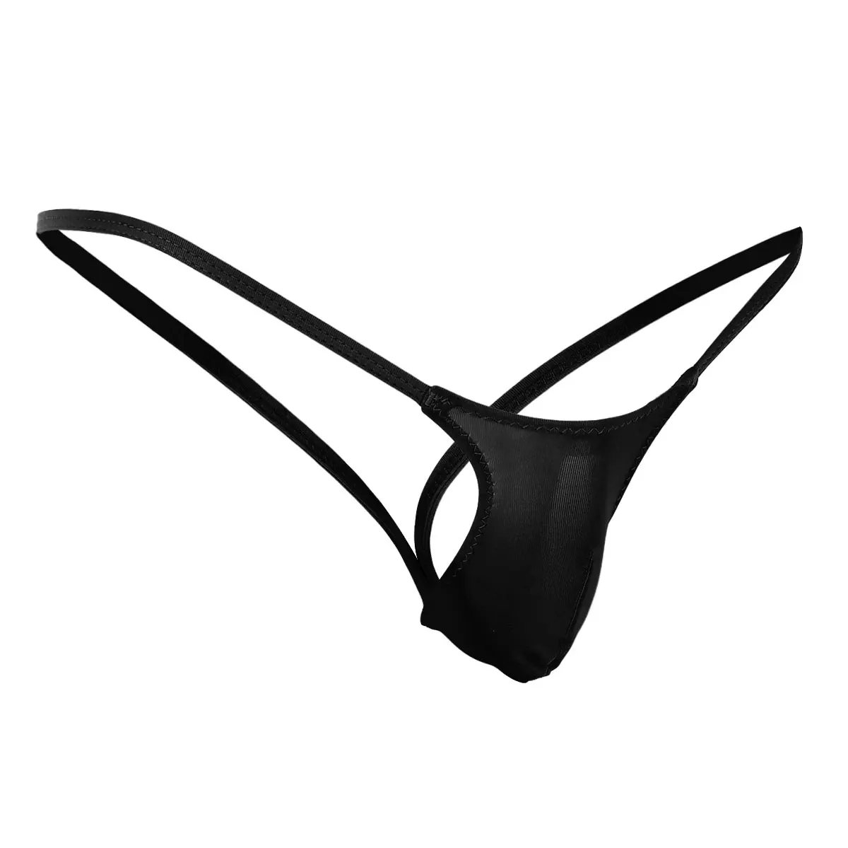 Sexy Mens Lingerie Panties Jockstraps Bulge Pouch Open Back Stretch Bikini Thong String Homme Briefs Gay Underwear Underpants