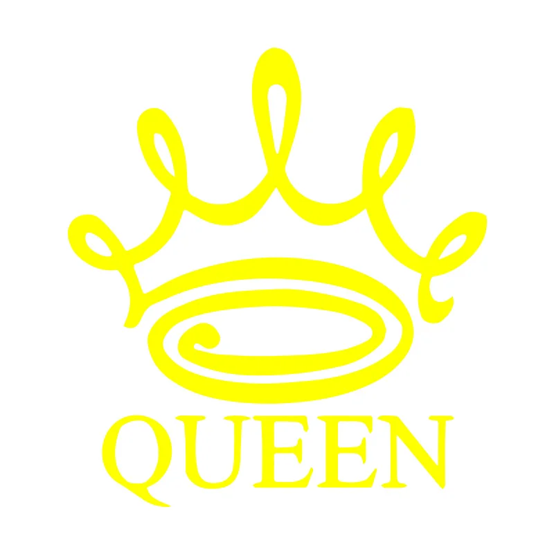 Car Styling Queen Crown decoration Vinyl Stickers on cars window tail fuel tank cap for bmw e39/mercedes/volvo 13.5*15 CM