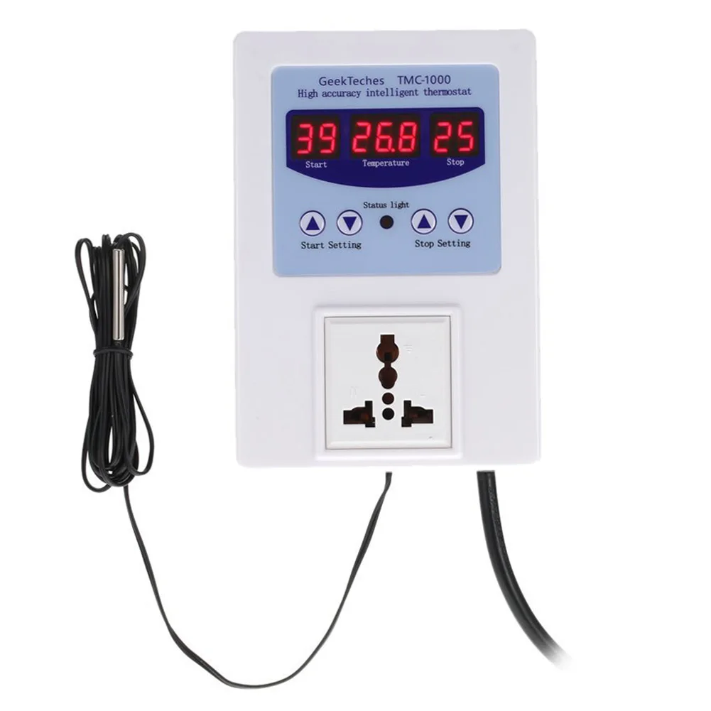 AC110 240V 10A LED Digitale Intelligente Pre wired Temperatur