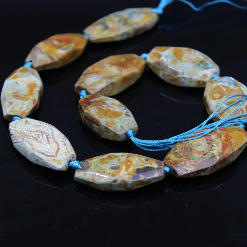 

Approx10PCS/strand Brown&Blue Dragon Veins Agates Faceted Slab Nugget Loose Beads,Natural Onxy stone Cut Slice Pendants Jewelry