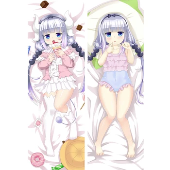 

Anime characters Miss Kobayashi's Dragon Maid Dakimakura throw pillow cover Kanna Hugging Body pillowcase