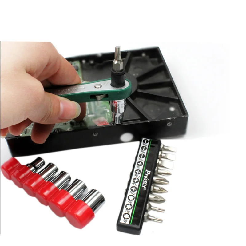 16in1 Multi purpose Screwdriver Opening Tool Repair Offset Ratchet