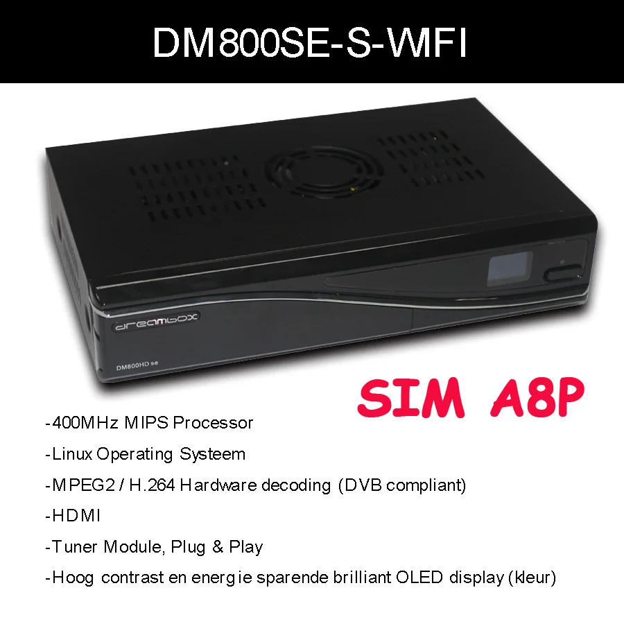 2016 Best Model DM800SE wifi PVR HD TV Satellite Receiver dreambox800hd se WITH A8P REV D11 motherboard SSL84 DM800