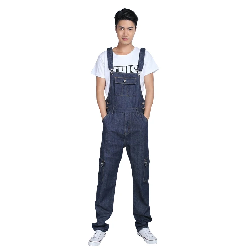 blue jean jumpsuits plus size men
