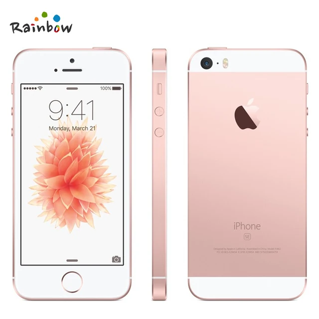 Original Unlocked Apple iPhone SE Fingerprint Dual-core 4G LTE Smartphone Sealed 2GB RAM 16/64GB ROM Touch ID Mobile Phone 2