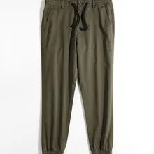 Весна Осень Мужской Повседневный свитер трикотажные прямые брюки Мода хлопок эластичный пояс сплошной цвет брендовая одежда