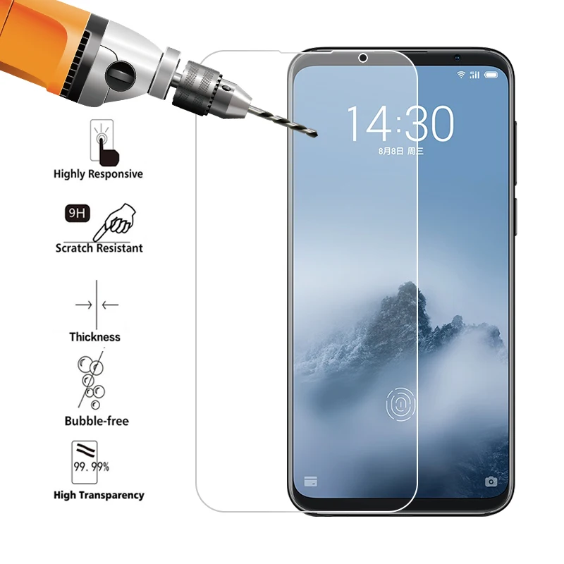 VEVICE HD Экран протектор Закаленное Стекло для Meizu 16 16th плюс 15 M5 M6 Примечание