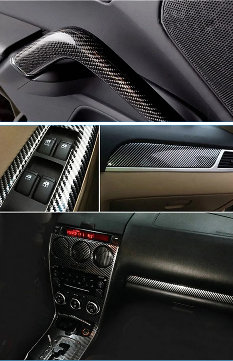 5D Carbon Fiber Vinyl Film Car Stickers Wrap for Mini Cooper R50 R53 R55 R56 R57 R60 R61 F54 F55 F56 F60  (5)