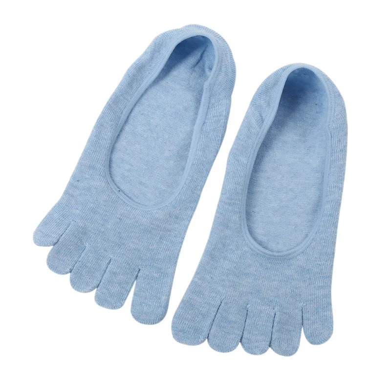 1 пара/лот, новые женские носки для йоги с пятью пальцами, спортивные носки для танцев, нескользящие носки для фитнеса, дышащие носки, сохраняющие тепло