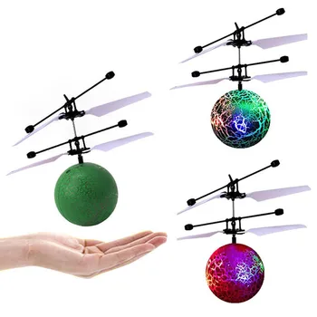 

Colorful Flying Helicopter Induction Ball RC Flying Ball Drone Built-in Shinning LED Sense Lighting Flash Toys Gift for Kids