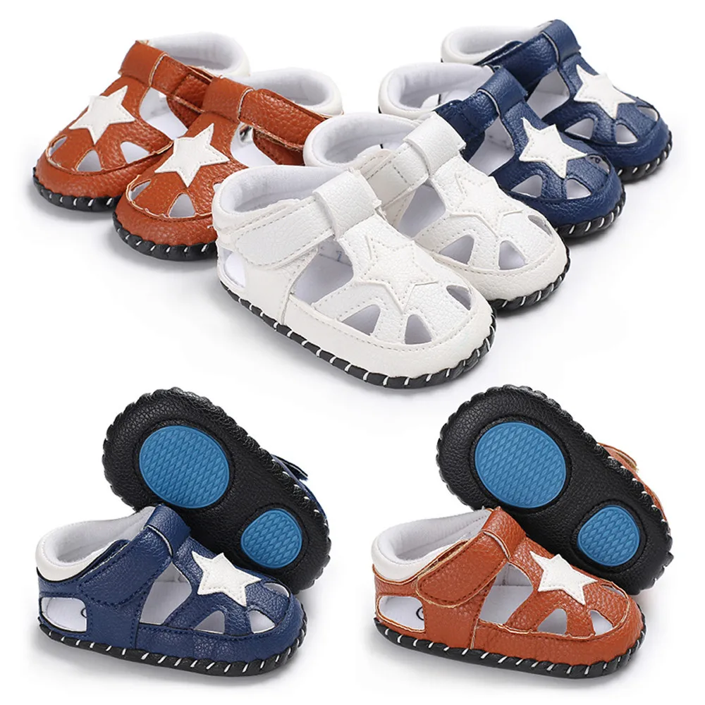 

Baby Boy Shoes Fashion Star Crib Casual Shoes Newborn Comfortable Soft Sole Anti-slip Baby Sneakers chaussure bebe garcon