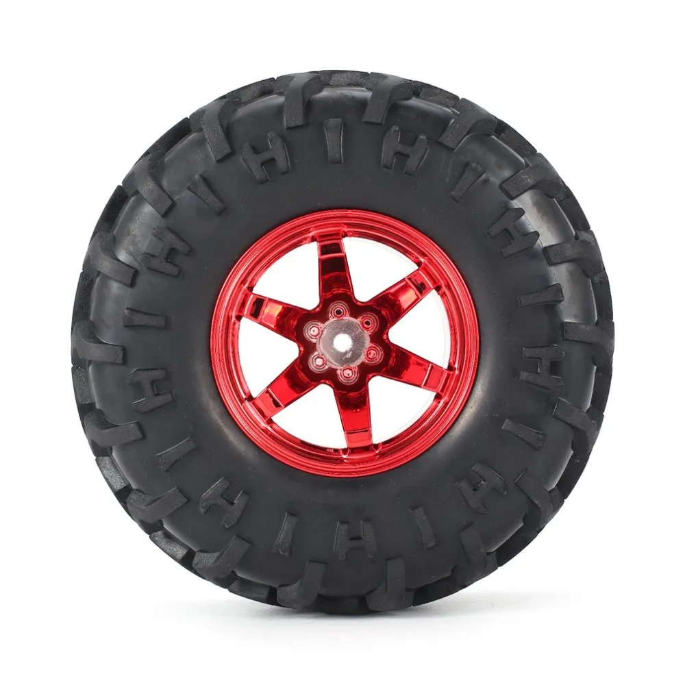 AUSTAR 4 шт. AX 3001 3001R B 125 мм обод резиновая шина колесо пластиковый хаб для 1/10 RC большая