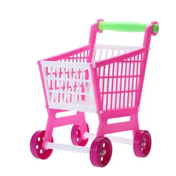 

11.8'' Baby Toys Mini Simulation Shopping Cart Full Grocery Food Toy Play set Kids Children Gifts