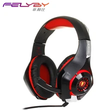 2017New Game Headset PS4 PSP PC Headset Tablet PC Laptop Microphone, 3.5mm Headband Light Cool Headphone and Adapter Cable